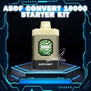 ASDF CONVERT 10000 DISPOSABLE ASDF convert 10000 puffs disposable vape starter kit is a Malaysia local brand. The Vapetape is under ASDF company also. The ASDF Convert is a prefilled pod system. The starter kit included a flavour pod and a reuseable battery. There is a led battery indicator. It show green light when battery percentage is 71%-100% , blue light when 26%-70% and turns red light when battery percent less than 25%. Specification : Colour : 2 options Battery Volume : 500 mAh Charging : Rechargeable with Type C Fully Charged Time : 15mins Battery Indicator ⚠️ASDF CONVERT 10000 STARTER KIT FLAVOUR LINE UP⚠️ Hawaiiamm Pineapple Strawberry Yogurt Strawberry Pear Double Mango Mango Peach Berry Peach Strawebrry Peach Berries Lemon Mango Lychee Aloe Vera Fruity Lychee Mixed Bubblegum Grape Yogurt SG VAPE COD SAME DAY DELIVERY , CASH ON DELIVERY ONLY. TAKE BULK ORDER /MORE ORDER PLS CONTACT ME : SGVAPERSHOP VIEW OUR DAILY NEWS INFORMATION VAPE : TELEGRAM CHANNEL