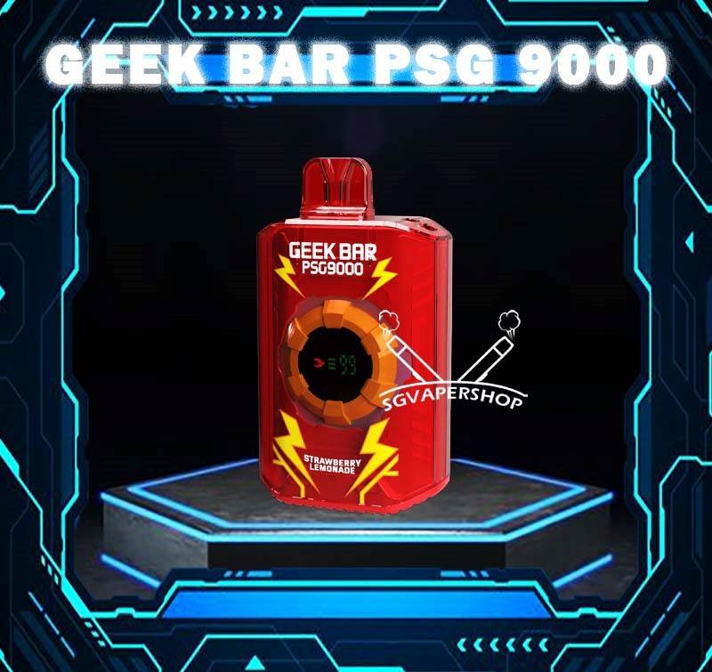 GEEK BAR PSG 9000 DISPOSABLE Geek bar PSG 9000 is official partner of Paris Saint-Germain F.C. It comes with many superior flavours to fulfill Malaysian taste buds. With a massive 9000 puffs, Singapore vapers can use it without hassle of frequent replacements. The Geekbar 9000 has smart screen indicator which keep updating on both battery and e-liquid levels in real time. It also has adjustable air flow which can satisfied different users needs. Specification : Puff : 9000 Puffs Volume : 18ML Flavour Charging : Rechargeable with Type C Coil : Mesh Coil Fully Charged Time : 20mins Nicotine Strength : 5% ⚠️GEEK BAR PSG 9000 FLAVOUR LINE UP⚠️ Chocolate Mocha Classic Double Rootbeer Grape Blackcurrant Mango Blackcurrant Mixed Berries Sirup Bandung Strawberry Watermelon Triple Mango Vanilla Cream Puff Watermelon Pear Apple Asam Boi Dewberry Cream Ice Popsicle Juicy Watermelon Honeydew Melon Mango Pineapple Mother's Milk Strawberry Lemonade Wild Berry Ice Pomegranate Plum Lychee Berry Pineapple Honeydew SG VAPE COD SAME DAY DELIVERY , CASH ON DELIVERY ONLY. TAKE BULK ORDER /MORE ORDER PLS CONTACT ME : SGVAPERSHOP VIEW OUR DAILY NEWS INFORMATION VAPE : TELEGRAM CHANNEL