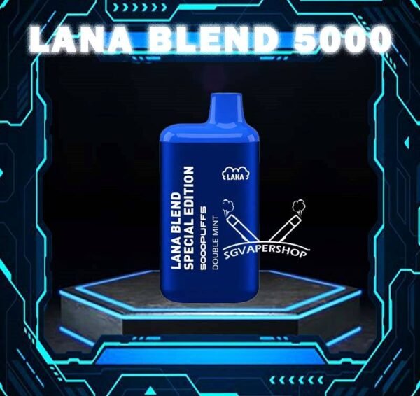 LANA BLEND 5000 SPECIAL EDITION DISPOSABLE - SG VAPER SHOP SINGAPORE Lana Blend 5000 Special Edition Disposable Vape  is a compact and stylish disposable vape kit that offers a convenient and satisfying vaping experience, it is perfect for those who prefer a simple yet stylish look. One of the standout features of the Lanabar 5000 is its flavor options. The device offers a range of flavors to choose from, each with its own unique taste profile. The flavors are well-balanced and do not contain any harsh or irritant ingredients, making for a smooth and enjoyable vaping experience. Whether you prefer sweet, fruity, or menthol flavors, the the Lanabar 5000 has something for everyone. Another advantage of the the Lanabar 5k is its size and portability. The device is small and lightweight, making it easy to carry in your pocket or bag. It’s perfect for those who need a discreet and convenient vaping solution, whether you’re at work, home, or on the go. The disposable design also means that you don’t have to worry about replacing parts or cleaning the device, making it a hassle-free option for those who want a simple and straightforward vaping experience. Specifications : Puff : 5000 Puffs Nicotine : 3% Capacity : 13ml Battery : 850mAh Charging : Rechargeable with Type C ⚠️LANA BLEND 5000 DISPOSABLE FLAVOUR LINE UP⚠️ Aloe Yogurt Chrysanthemum Tea Double Mint Grape Apple Ice Grape Bubblegum Grape Honey Ice Lemon Tea Mango Peach Ice Sea Salt Lemon Strawberry Mango Ice Tie Guan Yin Yakult Watermelon Bubblegum Honeydew Watermelon Pomelo White Tea SG VAPE COD SAME DAY DELIVERY , CASH ON DELIVERY ONLY. 💬 Buying More? Bulk Orders Welcome! Message the seller directly via [Text SG VAPE RSHOP - WhatsApp] for faster arrangement. 📲 Don’t Miss Out! Get daily product news and promo updates — [Join Our Telegram Channel].