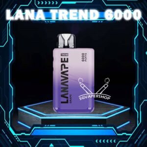 LANA TREND 6000 DISPOSABLE - SG VAPER SHOP SINGAPORE The Lana Trend 6000 Puffs Disposable Vape Ready stock in our sg singapore store online shop for same day delivery. Powered by a 500mAh battery, the Lana Trend 6k Puffs goes the extra mile, offering an impressive 6k puffs on a single charge. Big farewell to the inconvenience of frequent recharges, and relish uninterrupted vaping throughout your day. Prepare for a thrilling experience with Lanavape. It's like a bolt of energy in a vape, infusing the sharp vigor of an energy drink with the delightful twist of mixed berries. Every puff is a bold and electrifying journey for those who seek an exhilarating vape. Discover out signature Tie Guan Yin flavor, alongside popular options like Lana Trend 6k Puffs Watermelon Ice, Pomelo Jasmine, Menthol Ice , Taro Sago Dessert, Sakura Yogurt, and Ice Lemon Tea. For those craving extra sweetness, you can also enjoy Root Beer or Spring Water flavors. Specification : Puff : 6000 Puffs Nicotine : 3% Capacity : 8ml Battery : 550mAh Charging : Rechargeable with Type C ⚠️LANA TREND 6000 FLAVOUR LINE UP⚠️ Classic Tobacco Grape Guava Ice Lemon Tea Lychee Menthol Ice Peach Pomelo Jasmine Root Beer Sakura Yogurt Spring Water Taro Sago Dessert Thai Mango Tieguanyin Watermelon SG VAPE COD SAME DAY DELIVERY , CASH ON DELIVERY ONLY. 💬 Buying More? Bulk Orders Welcome! Message the seller directly via [Text SG VAPE RSHOP - WhatsApp] for faster arrangement. 📲 Don’t Miss Out! Get daily product news and promo updates — [Join Our Telegram Channel].