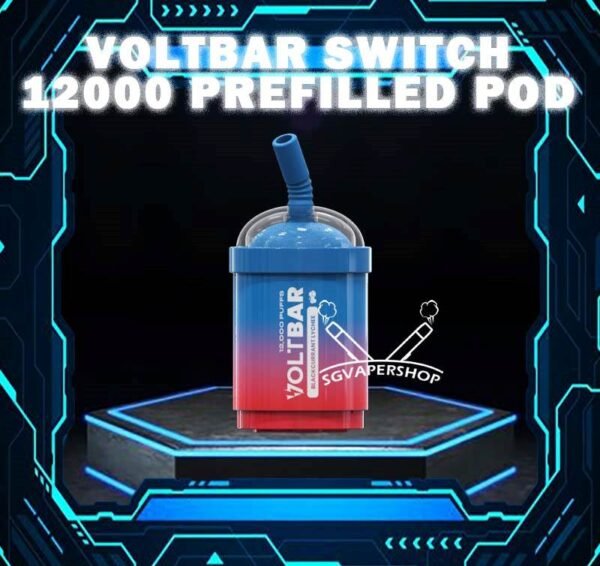 VOLTBAR SWITCH 12000 DISPOSABLE CARTRIDGE POD - SG VAPER SHOP SINGAPORE VOLTBAR SWITCH 12000 Puffs Pre-filled Pod System The Voltbar Disposable Pod in our Vape Singapore Shop Ready Stock on Sale , Order with us and same day delivery ! VOLTBAR SWITCH 12000 Puffs Disposable Pod has the ultimate prefilled pod kit with 18 flavors, mesmerizing RGB lights, and incredible 12,000 puffs. Experience seamless performance, easy portability, and a visually stunning vaping experience. It include 1 cartridge and 1 device, providing everything you need to get started. When the cartridge is finish, simply replace it with a new cartridge, reusing the existing battery to save costs. Specification : Nicotine : 50mg (5%) Approx. 12000 puffs Rechargeable Battery Charging Port: Type-C ⚠️VOLTBAR SWITCH 12000 CARTRIDGE POD FLAVOUR LINE UP⚠️ Mango Watermelon Mint Chewing Gum Strawberry Grape Grape Bubblegum Strawberry Yakult Strawberry Ice Watermelon Kiwi Strawberry Apple Watermelon Lychee Blackcurrant Melon Hawaiian Mango Honeydew Mango Kiwi Passion Yakult Ribena Watermelon Bubblegum Watermelon Ice Yakult Original Mix Fruit Strawberry Cream Peppermint Peach Mango Vanilla Tobacco Cream Tobacco Blackcurrant Honeydew Blackcurrant Lychee Cappuccino Double Grape Energy Drink Emerald Slush (Honeydew) Grape Yakult Green Gala Slush (Green Apple) Golden Slush (Mango) Gummy Dreams Hazelnut Coffee Honey Crystal Ice (Menthol Ice) Honeydew Bubblegum Honeydew Ice Cream Java Chip (Chocolate Coffee) Lychee Longan Mango Bubblegum Mango Vanilla Mango Yakult Nescafe Gold Pink Guava Red Slush (Strawberry) Rootbeer Ribena Yakult Sakura Grape Solero Lime Sour Apple Sour Bubblegum Strawberry Blackcurrant Strawberry Bubblegum Strawberry Ice Cream Strawberry Vanilla Strawberry Watermelon Taro Yam Tropical Sunrise (Pineapple) Zesty Slush (Lemon) SG VAPE COD SAME DAY DELIVERY , CASH ON DELIVERY ONLY. 💬 Buying More? Bulk Orders Welcome! Message the seller directly via [Text SG VAPE RSHOP - WhatsApp] for faster arrangement. 📲 Don’t Miss Out! Get daily product news and promo updates — [Join Our Telegram Channel].