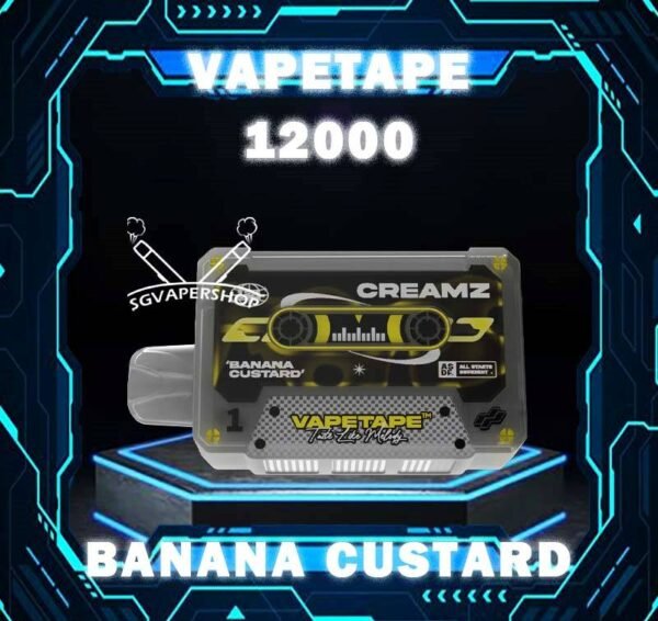 VAPETAPE 12000 DISPOSABLE - VAPE SINGAPORE The Vapetape 12000 Disposable is upgraded device from 8000 puffs. This Product is From ASDF Company also , The Vape tape 12k improve the volume, battery capacity and come with 20 +Plus new flavours. Vape tape 12000 remains classic cassette design which is comfortably in the hand , and the mouthpiece that is shaped to enhance the vaping experience. Discover out signature Double Mango flavor, alongside popular options like Infinity Pod Honeydew Watermelon, Sour Bubblegum , Solero Lime , Watermelon Peach, Gummy Bear, and Strawberry Lemon Tart. For those craving extra sweetness, you can also enjoy Ice Lemon Tea or Red Slurpee flavors. Specification : Nicotine 50mg (5%) Approx. 12000 puffs Mesh Coil Rechargeable Battery Charging Port: Type-C ⚠️VAPETAPE 12000 FLAVOUR LINE UP⚠️ Double Mango Mango Grape Mango Lychee Strawberry Lychee Lychee Blackcurrant Grape Blackcurrant Honeydew Watermelon Pineapple Orange Kiwi Passion Fruit Guava Peach Mixed Berries Lemon Cola Blackcurrant Yakult Gummy Bear Solero Lime Sour Bubblegum Banana Custard Strawberry Lemon Tart Honeydew Blackcurrant Ice Lemon Tea Red Slurpee Grape Bubblegum Yakult Watermelon Peach Peach Lychee SG VAPE COD SAME DAY DELIVERY , CASH ON DELIVERY ONLY. TAKE BULK ORDER /MORE ORDER PLS CONTACT ME : SGVAPERSHOP VIEW OUR DAILY NEWS INFORMATION VAPE : TELEGRAM CHANNEL