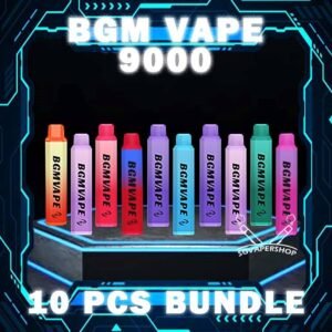 10PCS BGM VAPE 9000 DISPOSABLE BUNDLE - SG VAPER SHOP The 10PCS BGM VAPE 9000 DISPOSABLE BUNDLE Package include : 10 x BGM VAPE 9K PUFFS DISPOSABLE 1 x Free Gift Free Delivery Bgm vape Ultra disposable comes with a massive 9k puffs. Singapore Vaper no need worries not enough to use. The device is portable and light, vaper can bring it to anywhere with hassle-free . BGM vape flavours is focusing in cold and fruit-based. The best seller flavors are tie guan yin, superb mint and mango melon. Specification : Puff : 9000 Puffs Volume : 12ML Flavour Charging : Rechargeable with Type C Coil : Mesh Coil Fully Charged Time : 20mins Nicotine Strength : 5% ⚠️BGM VAPE 9000 FLAVOUR LINE UP⚠️ Double Melon Fuji Apple Jasmine Tea Litchi Ice Luch Ice Mango Melon Peach Lychee Peach Oolong Pure Grape Pure Passion Superb Mint Taro Creamy Tie Guan Yin Watermelon Black Tea Watermelon Lychee Yacult Orange Yacult Grape SG VAPE COD SAME DAY DELIVERY , CASH ON DELIVERY ONLY. TAKE BULK ORDER /MORE ORDER PLS CONTACT ME : SGVAPERSHOP VIEW OUR DAILY NEWS INFORMATION VAPE : TELEGRAM CHANNEL