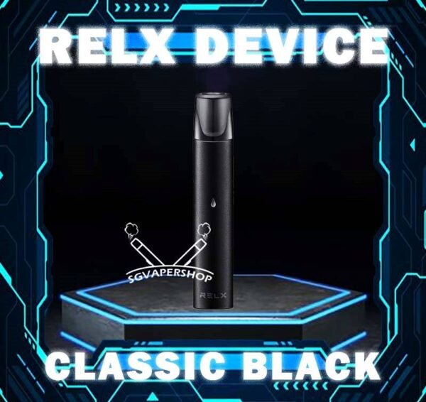 RELX CLASSIC DEVICE The RELX CLASSIC DEVICE features a 350mAH for long lasting everyday vaping and a massive 2.0ml capacity for its pre-filled nicotine salt e-juice pods that lasts approximately 650 puffs.  pods come in wide range of flavors to choose from currently over 10+ flavors and counting. The RELX CLASSIC DEVICE throat hits of Relx pods are solid with no scratchy feelings. If you are a heavy smoker, you might opt for the 5% nicotine instead of 3%. Vape Singapore Ready Stock on same day delivery , Get it Now! Specifications : Closed Pod / Cartridge System All-in-One Device Built-in Battery 350mAh Maximum Wattage: 6W E-Liquid Capacity: 2ml ⚠️RELX CLASSIC DEVICE COMPATIBLE WITH⚠️ GENESIS POD J13 POD KIZZ POD LANA POD RELX CLASSIC POD R-ONE POD SP2 POD ZENO POD ZEUZ POD ⚠️RELX CLASSIC DEVICE COLOR LINE UP⚠️ Classic Black Gold Shades Gold Twilight Navy Blue Power Red Purple Ocean Sky Blue Tifanny Blue Space Grey SG VAPE COD SAME DAY DELIVERY , CASH ON DELIVERY ONLY. TAKE BULK ORDER /MORE ORDER PLS CONTACT ME : SGVAPERSHOP VIEW OUR DAILY NEWS INFORMATION VAPE : TELEGRAM CHANNEL