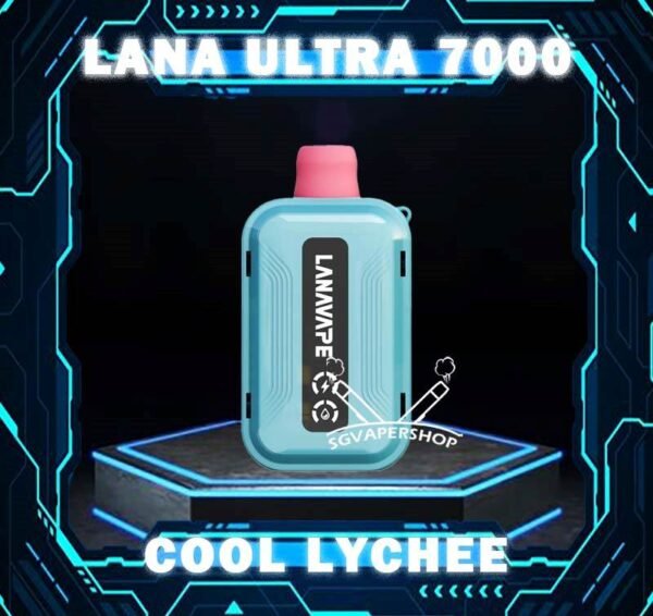 LANA ULTRA 7000 DISPOSABLE The LANA Ultra 7000 Puffs disposable vape is a vaporizer that contains 3% nicotine. This disposable device is designed to provide users with the best quality vapor possible, making it an excellent choice for those who enjoy nicotine. This device was specifically created to offer a superior experience for nicotine enthusiasts and can enhance your buzz for a significant amount of time. lt's featured an intelligent LED display shows the battery life and eliquid indicator. The battery life is shown in a percentage. The e-Liquid indicator is shown as a waterdrop let with lines in it. It is with mesh coil. These devices use a heating element that has mesh material, creating a larger surface area for the e-liquid to contact and heat up evenly. The more lines in the droplet, the higher the juice amount is. It is the perfect choice for vapers looking for a high-quality, long-lasting, and convenient vape. With its impressive 10ML capacity and 550mAh battery, this device is designed to last fordays, delivering up to 7000 puffs per device. The LANA Ultra 7000 Puffs disposable vape with strong flavors that outlast the competition. Specifition :  Nicotine 30mg (3%) Approx. 7000 puffs Capacity 10ml Rechargeable Battery 550mAh Charging Port: Type-C ⚠️LANA ULTRA 7000 DISPOSABLE FLAVOUR LINE UP⚠️ Chilled Watermelon Cool Lychee Cool Sarsi Double Mint Dongding Oolong Tea Grape Ribena Honey Grape Jasmine Longjing Tea Lemon Cola Lemon Grapefruit Mango Yakult Mixed Berries Mung Bean Ice Peach Oolong Sea Salt Lemon Super Passion Fruit Strawberry Kiwi Strawberry Watermelon Tieguanyin Tea Ultra Freeze SG VAPE COD SAME DAY DELIVERY , CASH ON DELIVERY ONLY. TAKE BULK ORDER /MORE ORDER PLS CONTACT ME : SGVAPERSHOP VIEW OUR DAILY NEWS INFORMATION VAPE : TELEGRAM CHANNEL