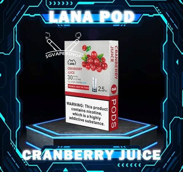 LANA POD FLAVOUR - SG VAPER SHOP Lana replacement pre-filled pod FLAVOUR  from Lanavape used for lana device, or some pod device which mouthpiece size as same as Lana pods.It's made of PCTG and ceramic coil and comes with leakproof design. Besides, It filled with 2.5ml capacity nicotine salt with various fruity flavors, which meet your dairy needs. The transparent pod comes with random LED light color when you inhaling, bring you extra cooling vaping experience. One pod can smoke about 500 to 600 times. After smoking, you can directly discard and replace the next one. Specifications : Nicotine 3% Capacity 2.5ml per pods Package Included : 1 Pack of 3 Pods ⚠️LANA POD COMPATIBLE DEVICE WITH⚠️ DARK RIDER 3S DEVICE DD CUBE DEVICE LANA DEVICE INSTAR DEVICE RELX CLASSIC DEVICE SP2 BLITZ DEVICE SP2 LEGEND DEVICE SP2 M SERIES DEVICE WUUZ DEVICE ZEUZ DEVICE ⚠️LANA POD FLAVOUR LINE UP⚠️ Berry Grapefruit Berry Blast BlueBerry Ice Cantaloupe Iced Coffee Cold Coke Cranberry Juice Popsicle Icy Slush Guava Iced Tea Jasmine Long Jing Juicy Grape Kiwi Iced Lychee Iced Mango Mango Milkshake Mango Passion Fruit Mineral Water Mung Bean Oolong Tea Orange Ice Passion Fruit Sweet Peach Peach Grape Banana Peppermint Pineapple Red Wine Rootbeer Skittles Sour Apple Strawberry Milk Strawberry Watermelon Surfing Lemon Taro Ice Cream Tie Guan Yin Lush Ice (Watermelon) SG VAPE COD SAME DAY DELIVERY , CASH ON DELIVERY ONLY. TAKE BULK ORDER /MORE ORDER PLS CONTACT ME : SGVAPERSHOP VIEW OUR DAILY NEWS INFORMATION VAPE : TELEGRAM CHANNEL