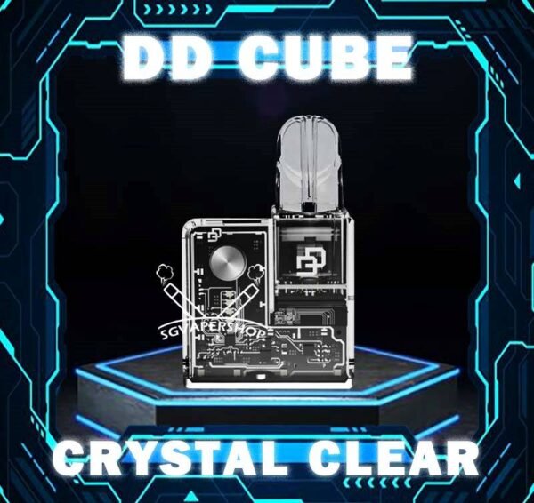 DD CUBE DEVICE DD CUBE DEVICE Crystal transparent shell, users can clearly see the exquisite SMT process and DES precision engraving circuit inside the fuselage through the fully transparent shell, as well as the internal components such as chips, motherboards, batteries, screws, etc., which is full of technology. Function Introduction : Combining all 1st and 4th generation pods, more different pod connectors will be launched next Cube's own vape cartridge, supports 0.5 and 0.7 cotton wicks and automatically switches to 20 watts Combine IQOS pods, Heets, and all HNB pods Switch between large and small horsepower, small horsepower 7.5 watts / high horsepower 10 watts Strobe lights can be switched on and off, 8 LED lights with built-in chips Use hints for beautiful running LED lights The power supply can be switched on and off, and the Cube can enter a complete shutdown state The body is light and small at 48 grams, 15mm x 50mm x 50mm Support USB C fast charging Large capacity battery 500mAh Package Inclued : 1x Cube host 1x 1st generation adapter 1x 4th Generation Adapter 1x charging cable 1x Lanyard ⚠️DD CUBE DEVICE COMPATIBLE POD WITH⚠️ RELX INFINITY POD ISHO INFINITY POD GENESIS POD J13 POD KIZZ POD LANA POD RELX CLASSIC POD R-ONE POD SP2 POD ZENO POD ZERO DEGREE POD ZGAR POD EVA POD ⚠️DD CUBE DEVICE COLOR LINE UP⚠️ Crystal Clear-White Fushchia Blush-Pink Yellow Obsidian Black-Black Turquoise Sky-Blue Green SG VAPE COD SAME DAY DELIVERY , CASH ON DELIVERY ONLY. TAKE BULK ORDER /MORE ORDER PLS CONTACT ME : SGVAPERSHOP VIEW OUR DAILY NEWS INFORMATION VAPE : TELEGRAM CHANNEL