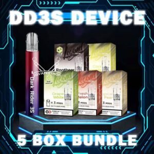 DD3S DEVICE BUNDLE 120 - VAPE SINGAPORE SG COD  The DD3S DEVICE BUNDLE 120 Package include : 1x Dark Rider 3s Device 5x Pod Flavour (3pcs Per Pack) Free Delivery DD3s Device is the new innovation vape pen with multi colors flashing light by DD. Features battery capacity 450mAh for longer usage time. The unique design of button allows you to on or off the flashing light and also to switch low or high power wattage. The Dark Rider 3 Device is compatible with 1st generation pod flavour including RELX, SP2 and LANA. The DD3s Vape also is Dark Rider 3s system Closed Pod , Get it used Good Quality now ! ⚠️DD3S DEVICE COLOR LINE UP⚠️ Camo Ocean Myth Pearl White Unicorn Volcano ⚠️CHOOSE BUNDLE POD FLAVOUR BRAND⚠️ SP2 POD LANA POD R-ONE POD SG VAPE COD SAME DAY DELIVERY , CASH ON DELIVERY ONLY. TAKE BULK ORDER /MORE ORDER PLS CONTACT ME : SGVAPERSHOP VIEW OUR DAILY NEWS INFORMATION VAPE : TELEGRAM CHANNEL