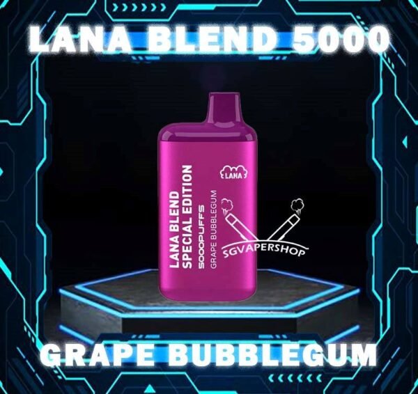 LANA BLEND 5000 SPECIAL EDITION DISPOSABLE Lana Blend 5000 Special Edition Disposable Vape  is a compact and stylish disposable vape kit that offers a convenient and satisfying vaping experience, it is perfect for those who prefer a simple yet stylish look. One of the standout features of the Lanabar 5000 is its flavor options. The device offers a range of flavors to choose from, each with its own unique taste profile. The flavors are well-balanced and do not contain any harsh or irritant ingredients, making for a smooth and enjoyable vaping experience. Whether you prefer sweet, fruity, or menthol flavors, the the Lanabar 5000 has something for everyone. Another advantage of the the Lanabar 5k is its size and portability. The device is small and lightweight, making it easy to carry in your pocket or bag. It’s perfect for those who need a discreet and convenient vaping solution, whether you’re at work, home, or on the go. The disposable design also means that you don’t have to worry about replacing parts or cleaning the device, making it a hassle-free option for those who want a simple and straightforward vaping experience. Specifications : Puff : 5000 Puffs Nicotine : 3% Capacity : 13ml Battery : 850mAh Charging : Rechargeable with Type C ⚠️LANA BLEND 5000 DISPOSABLE FLAVOUR LINE UP⚠️ Aloe Yogurt Chrysanthemum Tea Double Mint Grape Apple Ice Grape Bubblegum Grape Honey Ice Lemon Tea Mango Peach Ice Sea Salt Lemon Strawberry Mango Ice Tie Guan Yin Yakult Watermelon Bubblegum Honeydew Watermelon Pomelo White Tea SG VAPE COD SAME DAY DELIVERY , CASH ON DELIVERY ONLY. TAKE BULK ORDER /MORE ORDER PLS CONTACT ME : SGVAPERSHOP VIEW OUR DAILY NEWS INFORMATION VAPE : TELEGRAM CHANNEL