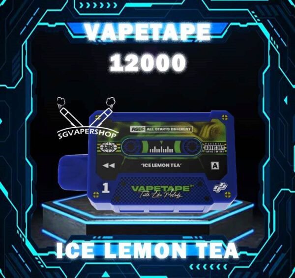 VAPETAPE 12000 DISPOSABLE - VAPE SINGAPORE The Vapetape 12000 Disposable is upgraded device from 8000 puffs. This Product is From ASDF Company also , The Vape tape 12k improve the volume, battery capacity and come with 20 +Plus new flavours. Vape tape 12000 remains classic cassette design which is comfortably in the hand , and the mouthpiece that is shaped to enhance the vaping experience. Discover out signature Double Mango flavor, alongside popular options like Infinity Pod Honeydew Watermelon, Sour Bubblegum , Solero Lime , Watermelon Peach, Gummy Bear, and Strawberry Lemon Tart. For those craving extra sweetness, you can also enjoy Ice Lemon Tea or Red Slurpee flavors. Specification : Nicotine 50mg (5%) Approx. 12000 puffs Mesh Coil Rechargeable Battery Charging Port: Type-C ⚠️VAPETAPE 12000 FLAVOUR LINE UP⚠️ Double Mango Mango Grape Mango Lychee Strawberry Lychee Lychee Blackcurrant Grape Blackcurrant Honeydew Watermelon Pineapple Orange Kiwi Passion Fruit Guava Peach Mixed Berries Lemon Cola Blackcurrant Yakult Gummy Bear Solero Lime Sour Bubblegum Banana Custard Strawberry Lemon Tart Honeydew Blackcurrant Ice Lemon Tea Red Slurpee Grape Bubblegum Yakult Watermelon Peach Peach Lychee SG VAPE COD SAME DAY DELIVERY , CASH ON DELIVERY ONLY. TAKE BULK ORDER /MORE ORDER PLS CONTACT ME : SGVAPERSHOP VIEW OUR DAILY NEWS INFORMATION VAPE : TELEGRAM CHANNEL