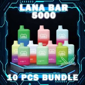 10PCS LANA BAR 5000 BUNDLE DISPOSABLE - SG VAPER SHOP The 10PCS LANA BAR 5000 BUNDLE DISPOSABLE Package include : 10 x LANA BAR 5K PUFFS  1 x Free Gift Free Delivery The Lana bar 5000 disposable vape launched today has a vaping capacity of 5k puffs and a stylish and beautiful ceramic can shape, which is very popular among electronic cigarette friends. A light sanding process polishes the exterior for a more comfortable grip. LANA VAPE caters to market demands by designing disposable electronic cigarettes with different appearances. The reason why the Lana bar 5000 disposable vape is so popular in the electronic cigarette market is that it has a very good-looking color matching appearance, a very high-quality filter cotton core and a ceramic core, which makes the Lana bar very delicate and smokey It feels very smooth, which greatly brings a better user experience to consumers. It is equipped with a rechargeable battery capacity of 850mAh, so there is no need to worry about the lack of electricity. As long as there is a Type-C charging cable, it can be used at any time. Device charging, which is also a breakthrough in innovation of disposable electronic cigarettes. Specifition : Nicotine : 5% Puffs: 5000puff Battery Capacity: 850 mAh. Type-C Port Rechargeable Battery ⚠️LANA BAR 5000 DISPOSABLE FLAVOUR LINE UP⚠️ Banana Milkshake Banana Ice Blueberry Ice Cream Cappuccino Chocolate Mint Chocolate Strawberry Cold Coke Cranberry Juice Guava Juicy Grape Lush Ice - Watermelon Lychee Longan Ice Lychee Iced Mango Ice Cream Mango Milkshake Menthol Extra Oolong Tea Passion Fruit Peach Grape Banana Peach Oolong Tea Peppermint Puer Tea Root Beer Skittles Sour Apple Strawberry Ice Cream Strawberry Milk Strawberry Watermelon Super Mint Surfing Lemon Sweet Peach Sweet Peach Tea Taro Ice Cream Tea King Tie Guan Yin Vanilla Ice Cream SG VAPE COD SAME DAY DELIVERY , CASH ON DELIVERY ONLY. TAKE BULK ORDER /MORE ORDER PLS CONTACT ME : SGVAPERSHOP VIEW OUR DAILY NEWS INFORMATION VAPE : TELEGRAM CHANNEL