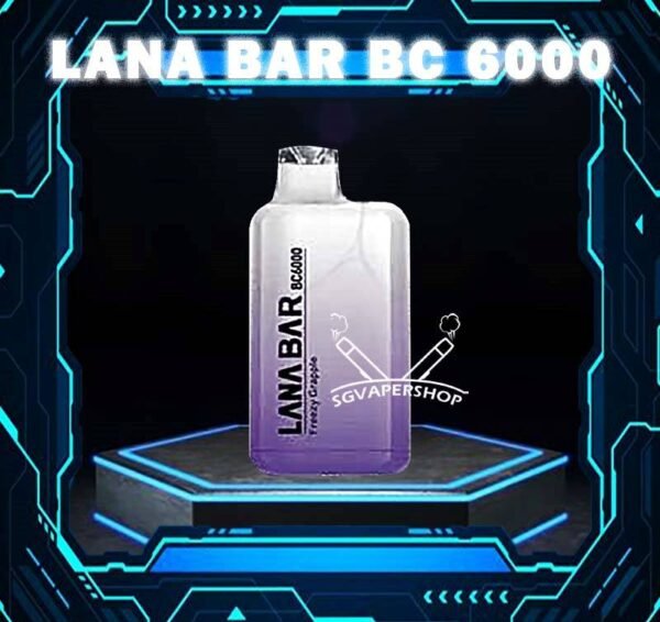 LANA BAR BC 6000 DISPOSABLE - SG VAPER SHOP The Lana Bar Bc 6000 Puffs Disposable is a signature model from LanaVape. As the top-selling product of Lana Vape, it offers an impressive selection of over 30 distinct flavors, each containing 3% nicotine . Every flavor delivers a cool and slightly sweet taste that’s both invigorating and satisfying. Discover out signature Tie Guan Yin flavor, alongside popular options like Lana bar 6k Freezy Watermelon , Freezy Grapple, Watermelon Strawberry, Freezy Lychee, Lemon Cola, and Freezy Lemon Tea. For those craving extra sweetness, you can also enjoy Zesty Sprite or Fizzy 100 Plus flavors. Specification : Puffs : 6000 Nicotine : 3% Battery Capacity : 850mAh Rechargeable E-liquid Capacity : 13ml ⚠️LANA BAR BC 6000 FLAVOUR LINE UP⚠️ Freezy Watermelon Freezy Lychee Lemon Cola Freezy Mango Watermelon Strawberry Peppermint Fizzy 100 Plus Zesty Sprite Freezy Grapple Peach Oolong Freezy Lemon Tea Tie Guan Yin SG VAPE COD SAME DAY DELIVERY , CASH ON DELIVERY ONLY. TAKE BULK ORDER /MORE ORDER PLS CONTACT ME : SGVAPERSHOP VIEW OUR DAILY NEWS INFORMATION VAPE : TELEGRAM CHANNEL