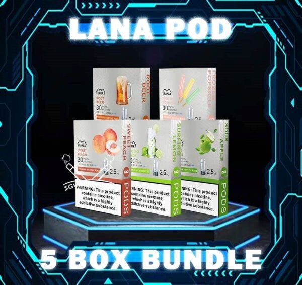 LANA POD BUNDLE 75 - SG VAPER SHOP The LANA POD BUNDLE 75 Package include : 5x Box Lana pod Flavour (3pcs Per Pack) Free Delivery Lana replacement pre-filled pod FLAVOUR  from Lanavape used for lana device, or some pod device which mouthpiece size as same as Lana pods.It's made of PCTG and ceramic coil and comes with leakproof design. Besides, It filled with 2.5ml capacity nicotine salt with various fruity flavors, which meet your dairy needs. The transparent pod comes with random LED light color when you inhaling, bring you extra cooling vaping experience. One pod can smoke about 500 to 600 times. After smoking, you can directly discard and replace the next one. ⚠️LANA POD FLAVOUR LINE UP⚠️ Berry Grapefruit Berry Blast BlueBerry Ice Cantaloupe Iced Coffee Cold Coke Cranberry Juice Popsicle Icy Slush Guava Iced Tea Jasmine Long Jing Juicy Grape Kiwi Iced Lychee Iced Mango Mango Milkshake Mango Passion Fruit Mineral Water Mung Bean Oolong Tea Orange Ice Passion Fruit Sweet Peach Peach Grape Banana Peppermint Pineapple Red Wine Rootbeer Skittles Sour Apple Strawberry Milk Strawberry Watermelon Surfing Lemon Taro Ice Cream Tie Guan Yin Lush Ice (Watermelon) SG VAPE COD SAME DAY DELIVERY , CASH ON DELIVERY ONLY. TAKE BULK ORDER /MORE ORDER PLS CONTACT ME : SGVAPERSHOP VIEW OUR DAILY NEWS INFORMATION VAPE : TELEGRAM CHANNEL