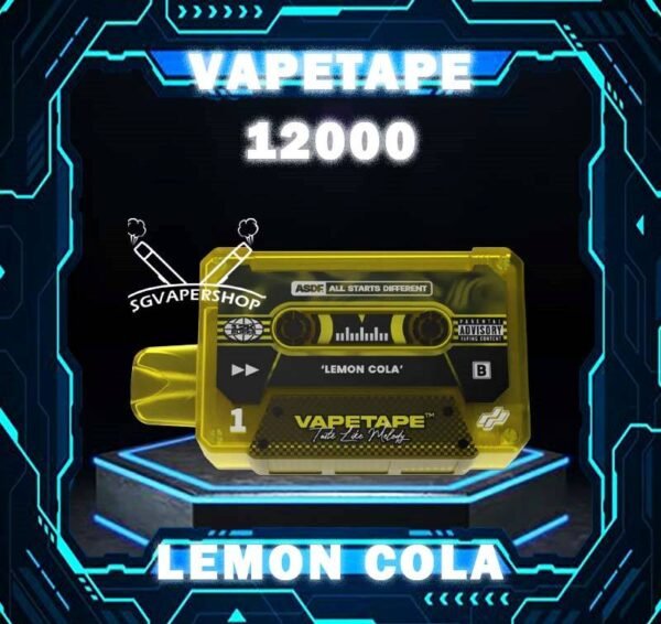 VAPETAPE 12000 DISPOSABLE - VAPE SINGAPORE The Vapetape 12000 Disposable is upgraded device from 8000 puffs. This Product is From ASDF Company also , The Vape tape 12k improve the volume, battery capacity and come with 20 +Plus new flavours. Vape tape 12000 remains classic cassette design which is comfortably in the hand , and the mouthpiece that is shaped to enhance the vaping experience. Discover out signature Double Mango flavor, alongside popular options like Infinity Pod Honeydew Watermelon, Sour Bubblegum , Solero Lime , Watermelon Peach, Gummy Bear, and Strawberry Lemon Tart. For those craving extra sweetness, you can also enjoy Ice Lemon Tea or Red Slurpee flavors. Specification : Nicotine 50mg (5%) Approx. 12000 puffs Mesh Coil Rechargeable Battery Charging Port: Type-C ⚠️VAPETAPE 12000 FLAVOUR LINE UP⚠️ Double Mango Mango Grape Mango Lychee Strawberry Lychee Lychee Blackcurrant Grape Blackcurrant Honeydew Watermelon Pineapple Orange Kiwi Passion Fruit Guava Peach Mixed Berries Lemon Cola Blackcurrant Yakult Gummy Bear Solero Lime Sour Bubblegum Banana Custard Strawberry Lemon Tart Honeydew Blackcurrant Ice Lemon Tea Red Slurpee Grape Bubblegum Yakult Watermelon Peach Peach Lychee SG VAPE COD SAME DAY DELIVERY , CASH ON DELIVERY ONLY. TAKE BULK ORDER /MORE ORDER PLS CONTACT ME : SGVAPERSHOP VIEW OUR DAILY NEWS INFORMATION VAPE : TELEGRAM CHANNEL