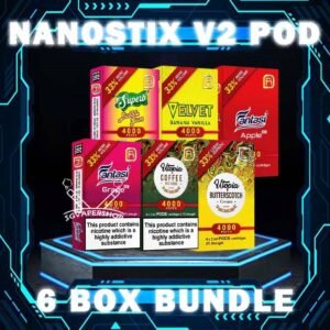 NANOSTIX V2 POD BUNDLE 120 - VAPE SINGAPORE SG COD The NANOSTIX V2 POD BUNDLE 120 Package include : 6x NANOSTIX V2 Pods Flavour (4pcs Per Pack) Free Delivery NanoSTIX V2 NEO Pod Flavour Compatible for NanoSTIX Neo devices (V2) now with 2ml of liquids which is 33% bigger. Available in packs of 4 cartridges in 1 box of NanoPOD Neo. Our 2ml Nano POD Neo come in a wide range of flavors. Don’t be deceived by their compact size; these flavorful little pods contain the equivalent of 45 cigarettes worth of nicotine each, and thanks to our innovative NanoNIC technology using naturally occurring nicotine salts rather than traditional freebase nicotine, delivery is much more efficient. Package Included : 1 Pack of 4 Pods ⚠️NANOSTIX V2 POD FLAVOUR LINE UP⚠️ Apple Banana Vanilla Bubblegum Butterscotch Cream Coffee Grape Ice Grapple Guava Hazelnut Coffee Honeydew Jackfruit Kiwi Rockmelon Lemonade Lychee Mango Mix Creamy Red Mix Fruity Blue Orange Popcorn Caramel Strawberry Apple Strawberry Vanilla Tobacco Classic Tobacco Menthol Velvet Butter Cake NANOSTIX V2 POD ONLY COMPATIBLE WITH NANOSTIX V3 DEVICE SG VAPE COD SAME DAY DELIVERY , CASH ON DELIVERY ONLY. TAKE BULK ORDER /MORE ORDER PLS CONTACT ME : SGVAPERSHOP VIEW OUR DAILY NEWS INFORMATION VAPE : TELEGRAM CHANNEL