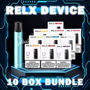 RELX DEVICE BUNDLE 195 - SG VAPER SHOP The RELX DEVICE BUNDLE 195 Package include : 1x Device 10x Pod Flavour (3pcs Per Pack) The RELX CLASSIC DEVICE features a 350mAH for long lasting everyday vaping and a massive 2.0ml capacity for its pre-filled nicotine salt e-juice pods that lasts approximately 650 puffs.  pods come in wide range of flavors to choose from currently over 10+ flavors and counting. The RELX CLASSIC DEVICE throat hits of Relx pods are solid with no scratchy feelings. If you are a heavy smoker, you might opt for the 5% nicotine instead of 3%. The RELX Difference RELX combines cutting edge, next generation vaping technology with stylish, minimalist designs to give you products that are more elegant and sophisticated than you can find in any other online vapor store. Vape Singapore Ready Stock on same day delivery , Get it Now! ⚠️RELX CLASSIC DEVICE COLOR LINE UP⚠️ Classic Black Gold Shades Gold Twilight Navy Blue Power Red Purple Ocean Sky Blue Tifanny Blue Space Grey ⚠️RELX CLASSIC POD FLAVOUR LINE UP⚠️ Classic Tobacco 5% Cool Mint 5% Coke Grape Green Bean Honeydew Icy Slush Passion Fruit Peach Oolong Watermelon Strawberry Burst Jasmine Green Tea (Ice) Tie Guan Yin Tea (Ice) SG VAPE COD SAME DAY DELIVERY , CASH ON DELIVERY ONLY. TAKE BULK ORDER /MORE ORDER PLS CONTACT ME : SGVAPERSHOP VIEW OUR DAILY NEWS INFORMATION VAPE : TELEGRAM CHANNEL