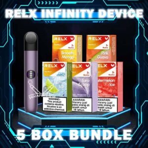 RELX INFINITY BUNDLE 180 - SG VAPER SHOP The RELX INFINITY BUNDLE 180 Package include : 1x Device 5x Box Infinity pod Flavour (3pcs Per Pack) The Newest addition to the RELX POD / DEVICE VAPE line up! With its innovative leak-resistant maze coil and SmartPace Vibration technology, introducing the Vape Pod Device Kit! The pod or device pro is jam packed with various features from its dual charging system and sleek ergonomic design. ⚠️CHOOSE BUNDLE DEVICE BRAND⚠️ RELX INFINITY DEVICE RELX INFINITY 2 PRO DEVICE RELX PHANTOM DEVICE ⚠️RELX INFINITY POD FLAVOUR LINE UP⚠️ Blueberry Splash Crisp Apple Jasmine Green Tea Pink Guava Root Brew Honey Pomelo Fresh Peach Lychee Ice Lemon Zest Honeydew Melon Iced Latte White Coffee Thai Milk Tea Smooth Mango Orange Sparkle Strawberry Burst Dark Sparkle Lime Sparkle Banana Freeze Ludou Ice Lime Ice Taro Scoop Oolong Tea LongJing Tea Iced Black Tea Tangy Grape Watermelon Ice Menthol Xtra Mint Freeze Lemon Mint Rich Tobacco Classic Tobacco Menthol Extra 0mg Watermelon Ice 0mg SG VAPE COD SAME DAY DELIVERY , CASH ON DELIVERY ONLY. TAKE BULK ORDER /MORE ORDER PLS CONTACT ME : SGVAPERSHOP VIEW OUR DAILY NEWS INFORMATION VAPE : TELEGRAM CHANNEL