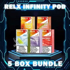 RELX INFINITY POD BUNDLE 115 - SG VAPER SHOP The RELX INFINITY POD BUNDLE 115 Package include : 5x Box Infinity pod Flavour (3pcs Per Pack) Free Delivery RELX Infinity pod come in a wide range of flavors with a massive 2ml capacity for its pre-filled nicotine salt e-juice pods that lasts approximately 650 puffs. Discover out signature Menthol Xtra 5% Nicotine flavor, alongside popular options like Infinity Pod Watermelon Ice, Tangy Grape , Mint Freeze , Jasmine Green Tea, Strawberry Burst, and Oolong Tea. For those craving extra sweetness, you can also enjoy Root Brew or Dark Sparkle flavors. ⚠️RELX INFINITY POD FLAVOUR LINE UP⚠️ Blueberry Splash Crisp Apple Jasmine Green Tea Pink Guava Root Brew Honey Pomelo Fresh Peach Lychee Ice Lemon Zest Honeydew Melon Iced Latte White Coffee Thai Milk Tea Smooth Mango Orange Sparkle Strawberry Burst Dark Sparkle Lime Sparkle Banana Freeze Ludou Ice Lime Ice Taro Scoop Oolong Tea LongJing Tea Iced Black Tea Tangy Grape Watermelon Ice Menthol Xtra Mint Freeze Lemon Mint Rich Tobacco Classic Tobacco Menthol Extra 0mg Watermelon Ice 0mg SG VAPE COD SAME DAY DELIVERY , CASH ON DELIVERY ONLY. TAKE BULK ORDER /MORE ORDER PLS CONTACT ME : SGVAPERSHOP VIEW OUR DAILY NEWS INFORMATION VAPE : TELEGRAM CHANNEL