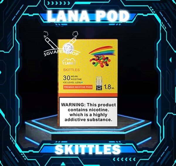 LANA POD FLAVOUR - SG VAPER SHOP Lana replacement pre-filled pod FLAVOUR  from Lanavape used for lana device, or some pod device which mouthpiece size as same as Lana pods.It's made of PCTG and ceramic coil and comes with leakproof design. Besides, It filled with 2.5ml capacity nicotine salt with various fruity flavors, which meet your dairy needs. The transparent pod comes with random LED light color when you inhaling, bring you extra cooling vaping experience. One pod can smoke about 500 to 600 times. After smoking, you can directly discard and replace the next one. Specifications : Nicotine 3% Capacity 2.5ml per pods Package Included : 1 Pack of 3 Pods ⚠️LANA POD COMPATIBLE DEVICE WITH⚠️ DARK RIDER 3S DEVICE DD CUBE DEVICE LANA DEVICE INSTAR DEVICE RELX CLASSIC DEVICE SP2 BLITZ DEVICE SP2 LEGEND DEVICE SP2 M SERIES DEVICE WUUZ DEVICE ZEUZ DEVICE ⚠️LANA POD FLAVOUR LINE UP⚠️ Berry Grapefruit Berry Blast BlueBerry Ice Cantaloupe Iced Coffee Cold Coke Cranberry Juice Popsicle Icy Slush Guava Iced Tea Jasmine Long Jing Juicy Grape Kiwi Iced Lychee Iced Mango Mango Milkshake Mango Passion Fruit Mineral Water Mung Bean Oolong Tea Orange Ice Passion Fruit Sweet Peach Peach Grape Banana Peppermint Pineapple Red Wine Rootbeer Skittles Sour Apple Strawberry Milk Strawberry Watermelon Surfing Lemon Taro Ice Cream Tie Guan Yin Lush Ice (Watermelon) SG VAPE COD SAME DAY DELIVERY , CASH ON DELIVERY ONLY. TAKE BULK ORDER /MORE ORDER PLS CONTACT ME : SGVAPERSHOP VIEW OUR DAILY NEWS INFORMATION VAPE : TELEGRAM CHANNEL