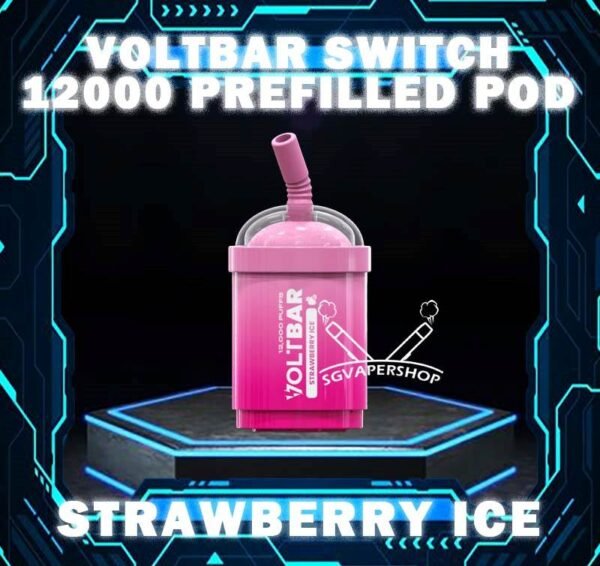 VOLTBAR SWITCH 12000 DISPOSABLE POD VOLTBAR SWITCH 12000 Puffs Disposable has the ultimate prefilled pod kit with 18 flavors, mesmerizing RGB lights, and incredible 12,000 puffs. Experience seamless performance, easy portability, and a visually stunning vaping experience. It include 1 cartridge and 1 device, providing everything you need to get started. When the cartridge is finish, simply replace it with a new cartridge, reusing the existing battery to save costs. Specification : Nicotine : 50mg (5%) Approx. 12000 puffs Rechargeable Battery Charging Port: Type-C ⚠️VOLTBAR SWITCH 12000 CARTRIDGE POD FLAVOUR LINE UP⚠️ Mango Watermelon Mint Chewing Gum Strawberry Grape Grape Bubblegum Strawberry Yakult Strawberry Ice Watermelon Kiwi Strawberry Apple Watermelon Lychee Blackcurrant Melon Hawaiian Mango Honeydew Mango Kiwi Passion Yakult Ribena Watermelon Bubblegum Watermelon Ice Yakult Original Mix Fruit Strawberry Cream Peppermint Peach Mango Vanilla Tobacco Cream Tobacco Blackcurrant Honeydew Blackcurrant Lychee Cappuccino Double Grape Energy Drink Emerald Slush (Honeydew) Grape Yakult Green Gala Slush (Green Apple) Golden Slush (Mango) Gummy Dreams Hazelnut Coffee Honey Crystal Ice (Menthol Ice) Honeydew Bubblegum Honeydew Ice Cream Java Chip (Chocolate Coffee) Lychee Longan Mango Bubblegum Mango Vanilla Mango Yakult Nescafe Gold Pink Guava Red Slush (Strawberry) Rootbeer Ribena Yakult Sakura Grape Solero Lime Sour Apple Sour Bubblegum Strawberry Blackcurrant Strawberry Bubblegum Strawberry Ice Cream Strawberry Vanilla Strawberry Watermelon Taro Yam Tropical Sunrise (Pineapple) Zesty Slush (Lemon) *This Product only for Cartridge Pod , If want Battery with Pod collect here. SG VAPE COD SAME DAY DELIVERY , CASH ON DELIVERY ONLY. TAKE BULK ORDER /MORE ORDER PLS CONTACT ME : SGVAPERSHOP VIEW OUR DAILY NEWS INFORMATION VAPE : TELEGRAM CHANNEL