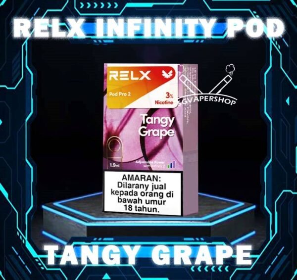 RELX INFINITY POD RELX Infinity pod come in a wide range of flavors with a massive 2ml capacity for its pre-filled nicotine salt e-juice pods that lasts approximately 650 puffs. Discover out signature Menthol Xtra 5% Nicotine flavor, alongside popular options like Infinity Pod Watermelon Ice, Tangy Grape , Mint Freeze , Jasmine Green Tea, Strawberry Burst, and Oolong Tea. For those craving extra sweetness, you can also enjoy Root Brew or Dark Sparkle flavors. Specifications : Capacity: 2ml Life Span: 500-650 puff Package Include : 1 Pack of 3 Pods ⚠️RELX INFINITY POD FLAVOUR LINE UP⚠️ Blueberry Splash Crisp Apple Jasmine Green Tea Pink Guava Root Brew Honey Pomelo Fresh Peach Lychee Ice Lemon Zest Honeydew Melon Iced Latte White Coffee Thai Milk Tea Smooth Mango Orange Sparkle Strawberry Burst Dark Sparkle Lime Sparkle Banana Freeze Ludou Ice Lime Ice Taro Scoop Oolong Tea LongJing Tea Iced Black Tea Tangy Grape Watermelon Ice Menthol Xtra Mint Freeze Lemon Mint Rich Tobacco Classic Tobacco Menthol Extra 0mg Watermelon Ice 0mg ⚠️RELX INFINITY POD COMPATIBLE WITH⚠️ DD Cube Device Relx Infinity Device Relx Phantom Device Relx Infinity 2 Device Lana Infinity Device Relx Artisan SG VAPE COD SAME DAY DELIVERY , CASH ON DELIVERY ONLY. TAKE BULK ORDER /MORE ORDER PLS CONTACT ME : SGVAPERSHOP VIEW OUR DAILY NEWS INFORMATION VAPE : TELEGRAM CHANNEL