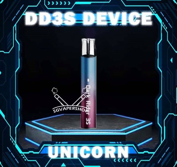 DD3S DARK RIDER 3S DEVICE DD3s Device is the new innovation vape pen with multi colors flashing light by DD. Features battery capacity 450mAh for longer usage time. The unique design of button allows you to on or off the flashing light and also to switch low or high power wattage. The Dark Rider 3 Device is compatible with 1st generation pod flavour including RELX, SP2 and LANA. The DD3s Vape also is Dark Rider 3s system Closed Pod , Get it used Good Quality now ! Specification : Built-in Battery 450mAh Low Power 6.2w (350-420 puff) （Blue LED) High Power 10.2w (230-280 puff) (GREEN LED) Size: 101.1 x 20.6 x 12.1mm Resistance Range: 1.0Ω-1.2Ω Vibration Reminder Rechargeable Via Type C Cable Button Fuctions : Button Press & Hold For 3 Seconds To Switch Power Blue Light - Normal Power Green Light - Strong Power Red Light - Low Battery Press 3 Times Continousl:To Switch On/Off Light Blinking ⚠️DD3s DEVICE COMPATIBLE POD WITH⚠️ GENESIS POD J13 POD KIZZ POD LANA POD RELX CLASSIC POD R-ONE POD SP2 POD ZENO POD ZERO DEGREE ⚠️DD3S DEVICE COLOR LINE UP⚠️ Camo Ocean Myth Pearl White Unicorn Volcano SG VAPE COD SAME DAY DELIVERY , CASH ON DELIVERY ONLY. TAKE BULK ORDER /MORE ORDER PLS CONTACT ME : SGVAPERSHOP VIEW OUR DAILY NEWS INFORMATION VAPE : TELEGRAM CHANNEL
