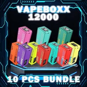 10PCS VAPEBOXX 12000 DISPOSABLE BUNDLE The 10PCS VAPEBOXX 12000 DISPOSABLE BUNDLE Package include : 10 x VAPEBOXX 12K PUFFS DISPOSABLE 1 x Free Gift Free Delivery The VAPEBOXX 12000 Puffs disposable box from VAULT VAPE is an innovative addition to the vaping market, offering an impressive puff capacity of 12,000 hits with a 5% nicotine concentration. Overall, the VAPEBOXX 12000 Puffs disposable box appears to combine a high puff count with several user-friendly features, making it an appealing choice for vapers seeking convenience, performance, and customization options. Discover out signature Hazelnut Coffee flavor, alongside popular options like VAPE BOXX 12K PUFFS Gummy Bear, Double Mango , Grape Apple , Sour Bubblegum, Lychee Sparkling and Kiwi Strawberry Apple. For those craving extra sweetness, you can also enjoy Watermelon Bubblegum or Honeydew Melon flavors. Specification : Approx. 12000 puffs Smart Screen Display Airflow Adjustment Hidden Foldable Tip Explosive Cloud Rechargeable Battery Charging Port: Type-C ⚠️VAPEBOXX 12000 FLAVOUR LINE UP⚠️ Hazelnut Coffee Honeydew Melon Gummy Bear Grape Yogurt Double Mango Solero Ice Cream Energy Bull Strawberry Ice Cream Grape Apple Mixed Fruits Sour Bubblegum Original Yakult Grape Sparkling Green Apple Sparkling Lychee Sparkling Blackcurrant Grape Watermelon Bubblegum Kiwi Strawberry Apple SG VAPE COD SAME DAY DELIVERY , CASH ON DELIVERY ONLY. TAKE BULK ORDER /MORE ORDER PLS CONTACT ME : SGVAPERSHOP VIEW OUR DAILY NEWS INFORMATION VAPE : TELEGRAM CHANNEL
