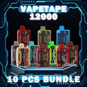 10PCS VAPETAPE 12000 DISPOSABLE BUNDLE - SG VAPER SHOP The 10PCS VAPETAPE 12000 DISPOSABLE BUNDLE Package include : 10 x VAPETAPE 12K PUFFS 1 x Free Gift Free Delivery The Vapetape 12000 Disposable is upgraded device from 8000 puffs. This Product is From ASDF Company also , The Vape tape 12k improve the volume, battery capacity and come with 20 +Plus new flavours. Vape tape 12000 remains classic cassette design which is comfortably in the hand , and the mouthpiece that is shaped to enhance the vaping experience. Discover out signature Double Mango flavor, alongside popular options like Infinity Pod Honeydew Watermelon, Sour Bubblegum , Solero Lime , Watermelon Peach, Gummy Bear, and Strawberry Lemon Tart. For those craving extra sweetness, you can also enjoy Ice Lemon Tea or Red Slurpee flavors. Specification : Nicotine 50mg (5%) Approx. 12000 puffs Mesh Coil Rechargeable Battery Charging Port: Type-C ⚠️VAPETAPE 12000 FLAVOUR LINE UP⚠️ Double Mango Mango Grape Mango Lychee Strawberry Lychee Lychee Blackcurrant Grape Blackcurrant Honeydew Watermelon Pineapple Orange Kiwi Passion Fruit Guava Peach Mixed Berries Lemon Cola Blackcurrant Yakult Gummy Bear Solero Lime Sour Bubblegum Banana Custard Strawberry Lemon Tart Honeydew Blackcurrant Ice Lemon Tea Red Slurpee Grape Bubblegum Yakult Watermelon Peach Peach Lychee SG VAPE COD SAME DAY DELIVERY , CASH ON DELIVERY ONLY. TAKE BULK ORDER /MORE ORDER PLS CONTACT ME : SGVAPERSHOP VIEW OUR DAILY NEWS INFORMATION VAPE : TELEGRAM CHANNEL