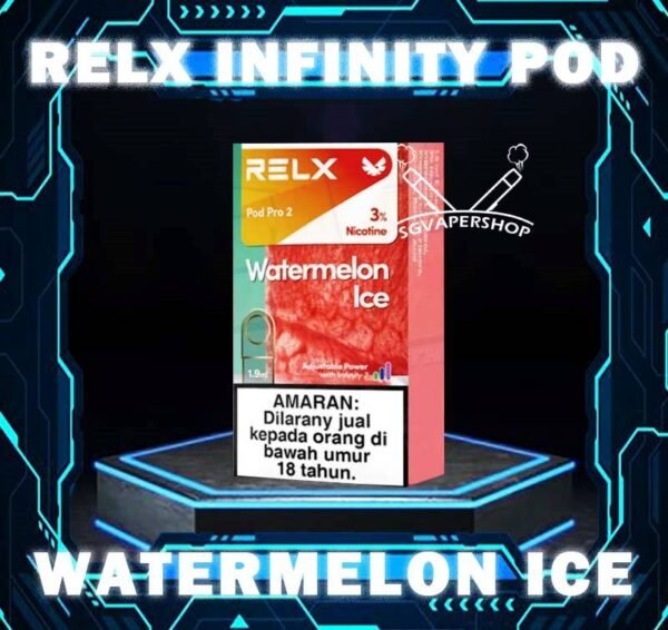 RELX INFINITY POD RELX Infinity pod come in a wide range of flavors with a massive 2ml capacity for its pre-filled nicotine salt e-juice pods that lasts approximately 650 puffs. Discover out signature Menthol Xtra 5% Nicotine flavor, alongside popular options like Infinity Pod Watermelon Ice, Tangy Grape , Mint Freeze , Jasmine Green Tea, Strawberry Burst, and Oolong Tea. For those craving extra sweetness, you can also enjoy Root Brew or Dark Sparkle flavors. Specifications : Capacity: 2ml Life Span: 500-650 puff Package Include : 1 Pack of 3 Pods ⚠️RELX INFINITY POD FLAVOUR LINE UP⚠️ Blueberry Splash Crisp Apple Jasmine Green Tea Pink Guava Root Brew Honey Pomelo Fresh Peach Lychee Ice Lemon Zest Honeydew Melon Iced Latte White Coffee Thai Milk Tea Smooth Mango Orange Sparkle Strawberry Burst Dark Sparkle Lime Sparkle Banana Freeze Ludou Ice Lime Ice Taro Scoop Oolong Tea LongJing Tea Iced Black Tea Tangy Grape Watermelon Ice Menthol Xtra Mint Freeze Lemon Mint Rich Tobacco Classic Tobacco Menthol Extra 0mg Watermelon Ice 0mg ⚠️RELX INFINITY POD COMPATIBLE WITH⚠️ DD Cube Device Relx Infinity Device Relx Phantom Device Relx Infinity 2 Device Lana Infinity Device Relx Artisan SG VAPE COD SAME DAY DELIVERY , CASH ON DELIVERY ONLY. TAKE BULK ORDER /MORE ORDER PLS CONTACT ME : SGVAPERSHOP VIEW OUR DAILY NEWS INFORMATION VAPE : TELEGRAM CHANNEL