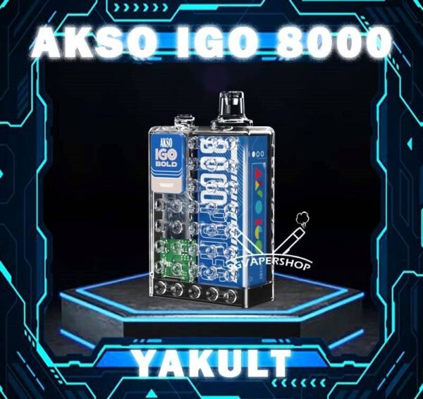 AKSO IGO 8000 DISPOSABLE Akso IGO 8000 disposable vape is a high-capacity device designed for an extended vaping experience.Beside, the device comes pre-filled with 15ml of e-liquid, which is available in a range of delicious flavors and nicotine strengths. Akso IGO features an ergonomic design that is comfortable to hold and use. It mouthpiece is designed to enhance the vaping experience, and the device is draw activated, making it easy to use . Akso IGO 8000 puffs disposable is portable, making it easy to carry in a pocket .Its compact design does not compromise on performance, deliver smooth vapor production with every puff. Specification : Nicotine : 50mg (5%) Approx : 8000 puffs Capacity : 15ml Adjustable Airflow Rechargeable Battery 650mAh (Type C Port) ⚠️AKSO IGO 8000 FLAVOUR LINE UP⚠️ Aloe Grape Apple Yakult Blackcurrant Ice Caramel Cookies Caramel Mocha Freezy Cola Guava Honeydew Lychee Rose Mango Ice Mango Peach Mix Berries Nutty Tobacco Passion Fruit Yakult Rootbeer Rootbeer Float Strawberry Cheese Strawberry Ice Cream Strawberry Kiwi Strawberry Yakult Vanilla Milk Watermelon Ice Yakult Coffee Hazelnut Creme Brulee Get Akso Disposable Collection Now . SG VAPE COD SAME DAY DELIVERY , CASH ON DELIVERY ONLY. TAKE BULK ORDER /MORE ORDER PLS CONTACT ME : SGVAPERSHOP VIEW OUR DAILY NEWS INFORMATION VAPE : TELEGRAM CHANNEL
