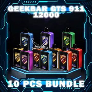 10PCS GEEKBAR GTS 911 12000 DISPOSABLE BUNDLE - SG VAPER SHOP SINGAPORE The 10PCS GEEKBAR GTS 911 DISPOSABLE BUNDLE Package include : 10 x GEEK BAR 12K PUFFS DISPOSABLE 1 x Free Gift Free Delivery Discover the latest Geekbar Gts 911 12000 disposable vape at our SG vape Center in Singapore. We offer authentic vape products for an unparalleled vaping experience. ⚠️GEEKBAR GTS 911 12000 FLAVOUR LINE UP⚠️ Aloe Honeydew ChocoMocha Grape Honeydew Grape Lychee Mango Berries Mango Pineapple Peanut Butter Strawberry Lime Vanilla Cream Puffs Watermelon Kiwi Guava SG VAPE COD SAME DAY DELIVERY , CASH ON DELIVERY ONLY. TAKE BULK ORDER /MORE ORDER PLS CONTACT ME : SGVAPERSHOP VIEW OUR DAILY NEWS INFORMATION VAPE : TELEGRAM CHANNEL