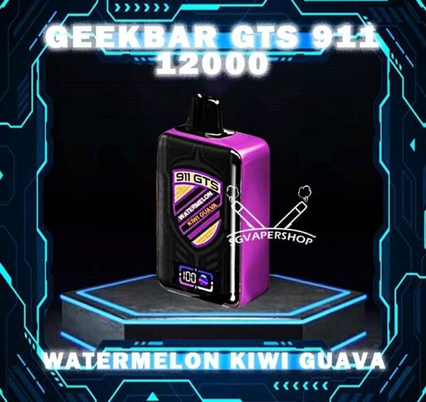 GEEKBAR GTS 911 12000 DISPOSABLE - VAPE SINGAPORE SG COD Discover the latest Geekbar Gts 911 12000 disposable vape at our SG vape Center in Singapore. We offer authentic vape products for an unparalleled vaping experience. Specifition :  Puff : 12,000 Puffs Coil : Dual Mesh coil Battery Capacity : Type-C Rechargeable Nicotine Strength : 5% Charging Time : Roughly 10 min - 15 min ⚠️GEEKBAR GTS 911 12000 FLAVOUR LINE UP⚠️ Aloe Honeydew ChocoMocha Grape Honeydew Grape Lychee Mango Berries Mango Pineapple Peanut Butter Strawberry Lime Vanilla Cream Puffs Watermelon Kiwi Guava SG VAPE COD SAME DAY DELIVERY , CASH ON DELIVERY ONLY. TAKE BULK ORDER /MORE ORDER PLS CONTACT ME : SGVAPERSHOP VIEW OUR DAILY NEWS INFORMATION VAPE : TELEGRAM CHANNEL