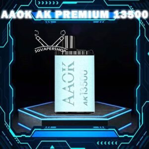 AAOK AK PREMIUM 13500 DISPOSABLE - SG VAPER SHOP SINGAPORE Experience the forefront of vaping innovation with the AAOK AK EVO PREMIUM 13500 Puffs Vape Ready stock in our sg singapore store online shop for same day delivery! An replacement for AAOK 13.5k Puffs. It design with same feature as a freebase e-juice disposable. But in this latest version it has bigger volume and stronger airflow to produce larger vapor clouds! Engineered to generate expansive clouds, this disposable pods enables vapers to indulge in deep inhalations and exhale dense plumes of vapor. It's poised to become the premier smoke-producing disposable vape available! Specifications: Puff : 13,500 Puffs Battery Capacity : 800 mAh Resistance : 1.0 ohm E-Juice Capacity : 16.5 ML Charging : Rechargeable with Type C Power : 13W Nicotine Strength : 3% Coil : Mesh Coil Charging Time : Roughly 15 min Airflow Adjustable Freebase E-Juice - Direct to lung ⚠️AAOK AK PREMIUM 13500 FLAVOUR LINE UP⚠️ Grape Bubblegum Strawberry Bubblegum Energy Drink Spritte Lychee Ice Mango Blackcurrant Strawberry Fanta Blueberry Vanilla Strawberry Vanilla Reed Bull 200+ (200 plus) SG VAPE COD SAME DAY DELIVERY , CASH ON DELIVERY ONLY. TAKE BULK ORDER /MORE ORDER PLS CONTACT ME : SGVAPERSHOP VIEW OUR DAILY NEWS INFORMATION VAPE : TELEGRAM CHANNEL