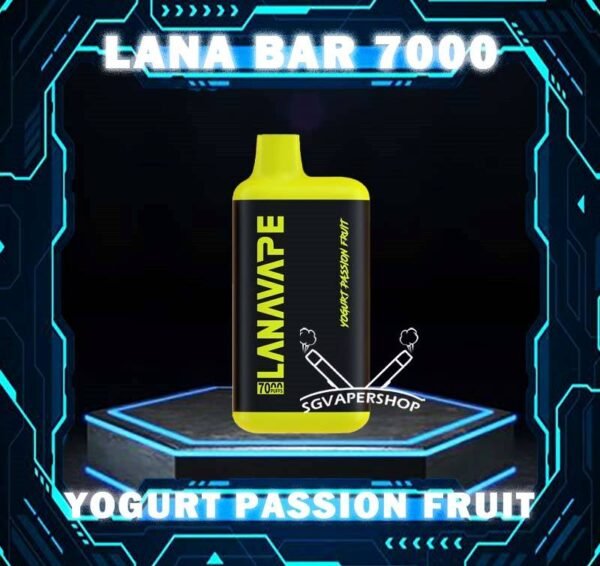 LANA BAR 7000 DISPOSABLE - SG VAPER SHOP Lana Bar 7000 Puffs is a compact and stylish disposable vape kit that offers a convenient and satisfying vaping experience, it is perfect for those who prefer a simple yet stylish look. One of the standout features of the Lanabar 7000 is its flavor options. The device offers a range of flavors to choose from, each with its own unique taste profile. The flavors are well-balanced and do not contain any harsh or irritant ingredients, making for a smooth and enjoyable vaping experience. Whether you prefer sweet, fruity, or menthol flavors, This vape has something for everyone. Specification : Nicotine Strength :3% 30mg Battery Capacity : 850mAh Charing Port : Rechargeable Type-C E-liquied Capacity :10ml ⚠️LANA BAR 7000 FLAVOUR LINE UP⚠️ Yogurt Grape Yogurt Passion Fruit Yogurt Peach Mango Yogurt Watermelon Yogurt Peach Yogurt Blueberry Yogurt Aloe Yogurt Strawberry Yogurt Mango Yogurt Ribena Yogurt Orange SG VAPE COD SAME DAY DELIVERY , CASH ON DELIVERY ONLY. TAKE BULK ORDER /MORE ORDER PLS CONTACT ME : SGVAPERSHOP VIEW OUR DAILY NEWS INFORMATION VAPE : TELEGRAM CHANNEL