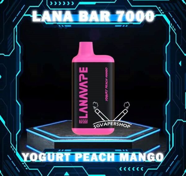 LANA BAR 7000 DISPOSABLE - SG VAPER SHOP Lana Bar 7000 Puffs is a compact and stylish disposable vape kit that offers a convenient and satisfying vaping experience, it is perfect for those who prefer a simple yet stylish look. One of the standout features of the Lanabar 7000 is its flavor options. The device offers a range of flavors to choose from, each with its own unique taste profile. The flavors are well-balanced and do not contain any harsh or irritant ingredients, making for a smooth and enjoyable vaping experience. Whether you prefer sweet, fruity, or menthol flavors, This vape has something for everyone. Specification : Nicotine Strength :3% 30mg Battery Capacity : 850mAh Charing Port : Rechargeable Type-C E-liquied Capacity :10ml ⚠️LANA BAR 7000 FLAVOUR LINE UP⚠️ Yogurt Grape Yogurt Passion Fruit Yogurt Peach Mango Yogurt Watermelon Yogurt Peach Yogurt Blueberry Yogurt Aloe Yogurt Strawberry Yogurt Mango Yogurt Ribena Yogurt Orange SG VAPE COD SAME DAY DELIVERY , CASH ON DELIVERY ONLY. TAKE BULK ORDER /MORE ORDER PLS CONTACT ME : SGVAPERSHOP VIEW OUR DAILY NEWS INFORMATION VAPE : TELEGRAM CHANNEL