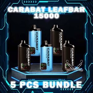 5PCS x CARABAT LEAFBAR 15000 DISPOSABLE - SG VAPER SHOP SINGAPORE 5PCS x CARABAT LEAFBAR 15000 DISPOSABLE Package Include: Choose 5Pcs x Carabat 15k Puffs Disposable Pod Free Gift x1 Free Delivery Charge! The CARABAT LEAFBAR 15000 DISPOSABLE is starter kit & prefilled cartridge pod system design,  The vape in stock on sale at Singapore sg shop for same day delivery. This kit is lasted production from CARABAT VAPE company, available 10 +plus flavour for singapore vaper choose!try it now! Specifications: Nicotine 5 % Approx. 15000 Puffs Safety Child Lock Dual Mesh Coil Adjustable Airflow Rechargeable Battery (Type C Port) ⚠️CARABAT LEAFBAR 15000 STARTER KIT & POD FLAVOUR LINE UP⚠️ Energy Drink Vanilla Milkshake Double Guava Popcorn Caramel Rootbeer Pineapple Berry Citrus Tobacco Vanilla Blackcurrant Lychee Watermelon Splash Mango Shak Honeydew Melon Lychee Blackcurrant Mango Watermelon SG VAPE COD SAME DAY DELIVERY , CASH ON DELIVERY ONLY. TAKE BULK ORDER /MORE ORDER PLS CONTACT ME : SGVAPERSHOP VIEW OUR DAILY NEWS INFORMATION VAPE : TELEGRAM CHANNEL