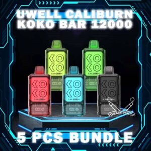 5PCS x CALIBURN KOKO BAR 12000 DISPOSABLE - SG VAPER SHOP SINGAPORE 5PCS x CALIBURN KOKO BAR 12000 DISPOSABLE Package Include: Choose 5Pcs x Caliburn Koko 12k Puffs Disposable Pod Free Gift x1 Free Delivery Charge! The Uwell Caliburn Koko Bar 12000 Puffs Vape Ready stock at Singapore sg shop on sale for same day delivery. The Caliburn BAR 12k puffs is a revolutionary disposable vape that has taken the vaping industry by storm. This powerful and feature-rich device boasts an impressive array of specifications and capabilities, making it an attractive choice for both novice and experienced vapers alike. In this in-depth review, we’ll explore the various aspects of the Caliburn BAR S12000, providing you with all the information you need to make an informed decision about whether this disposable vape is the right fit for your vaping needs. Specifications: Battery Capacity: 800 mAh E-Liquid Capacity: 20 mL Nicotine Strength: 5% (50 mg/mL) Power Modes: Boost Mode (22W) and Regular Mode (16W) Coil: Dual 1.2-ohm coil (UWELL’s patented Flagship Dual Coil atomization system) Puff Count: Up to 12,000 puffs Charging: USB Type-C charging port Airflow: Adjustable airflow control Display: Smart LED screen with multiple animations ⚠️UWELL CALIBURN KOKO BAR 12000 FLAVOUR LINE UP⚠️ Watermelon Watermelon Pineapple Strawberry Vanilla Custard Tobacco Triple Melon Mango Mango Pudding Oat Flakes Plum Guava Lime Lychee Apple Snow Pear SG VAPE COD SAME DAY DELIVERY , CASH ON DELIVERY ONLY. TAKE BULK ORDER /MORE ORDER PLS CONTACT ME : SGVAPERSHOP VIEW OUR DAILY NEWS INFORMATION VAPE : TELEGRAM CHANNEL