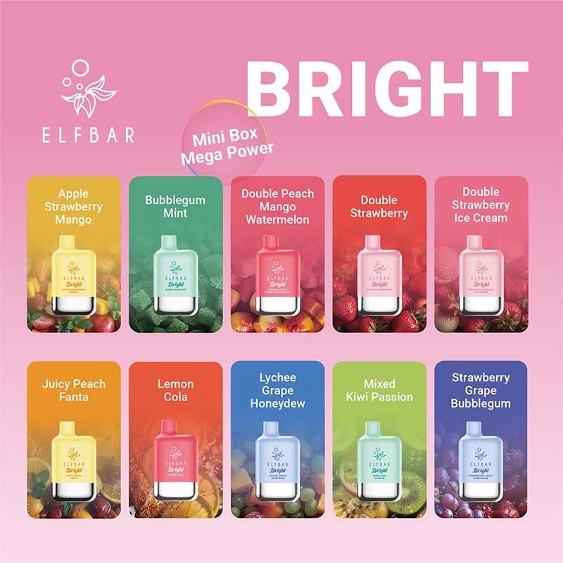 15/7/2024 - ELFBAR BRIGHT 6000 DISPOSABLE RESTOCK – ELFBAR BRIGHT 6k DISPOSABLE VAPE – 15/7/2024 Welcome to our online vape store in Singapore,The #1 destination for all your vaping needs! We offer a wide selection of the latest world class vape devices,pods,and disposable that area always in stock and ready to ship in singapore for vape delivery. Next I will introduce to you which are the best-selling vapes that we restock today! Ready stock at Singapore Vape sg shop on sale for same day delivery. Elfbar Bright 6000 Disposable Vape Flavours available: Apple Strawberry Mango Bubblegum Mint Double Peach Mango Watermelon Double Strawberry Ice Cream Double Strawberry Juicy Peach Fanta Lemon Cola Lychee Grape Honeydew Mixed Kiwi Passion Strawberry Grape Bubblegum For RESTOCK ELFBAR BRIGHT 6K DISPOSABLE-15072024 vape product available at SG VAPE SHOP here, get it now with us and same day delivery! TAKE BULK ORDER /MORE ORDER PLS CONTACT ME : SG VAPER SHOP VIEW OUR DAILY NEWS INFORMATION VAPE : TELEGRAM CHANNEL