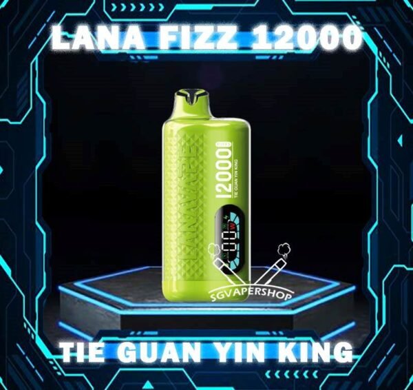 LANA FIZZ 12000 DISPOSABLE - SG VAPER SHOP SINGAPORE The Lana Fizz 12000 puffs disposable vape ready stock in our sg singapore store online shop for same day delivery. This new vape is Big & Luxe puffs : Endless Pleasure. Lana Fizz 12k puffs support 3 Presses to control over your vaping journey adjustable power. From 13w to 16w, find your sweet spot and enjoy the perfect hie every time! Armed with a 550mAh and rapid-charging USB-C technology, Just grab and go for your parties! The vape design Quiet Luxury! Crafted with a timeless color palettle and adorned, with diamond patterns, LANA FIZZ features a crystal-clear, Plastic surface that exudes elegance and style. Start your day with a burst of Colombian coffee flavour, Then savor the refreshing layers of our multilayered. Blends to keep you feeling fresh throughout the day with LANA FIZZ 12K PUFFS! Specifications : Puff: 12000 Puffs Nicotine Strength: 30mg / 3% E-Liquid: 20ML Battery Capacity: 550mAh Charging Port: Rechargeable Type-C ⚠️LANA FIZZ 12000 FLAVOUR LINE UP⚠️ Chrysanthemum Tea Cold Lychee Green Grape Ice Guava Passion Iced Cola Jasmine Green Tea Peach Oolong Tea Sea Salt Lemon Solero Lime Sprite Lemon Tea Tie Guan Yin King Watermelon Ice SG VAPE COD SAME DAY DELIVERY , CASH ON DELIVERY ONLY. TAKE BULK ORDER /MORE ORDER PLS CONTACT ME : SGVAPERSHOP VIEW OUR DAILY NEWS INFORMATION VAPE : TELEGRAM CHANNEL