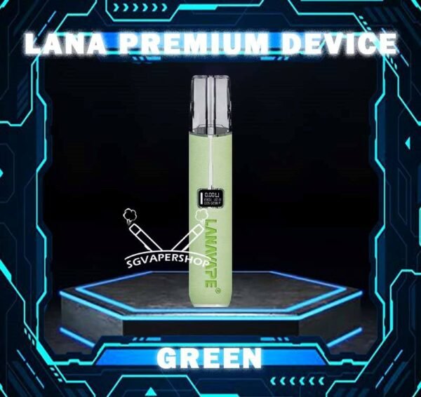 LANA PREMIUM DEVICE - SG VAPER SHOP SINGAPORE Lana Premium Device now offers unque design, Exuding Luxury - The Leather-Clad exterior creates a stylish and sophisticated Vaping Experience. The Smart LED accurately displays the battery remains and liquid levels, keep your premium device running at the best conditions! The Lana Device Kit Sleek and sophisticated, the Premium Device boasts a stunning design that seamlessly blends luxe aesthetics with cutting-edge technology. Its intuitive control panel features a crystal-clear digital screen, granting you visual over wattage, temperature, and puff count. Specifications : Battery capacity: 380mAh Power support : 3.7V Charging Port: Rechargeable Battery ⚠️LANA PREMIUM DEVICE COMPATIBLE WITH⚠️ LANA POD SP2 POD R-ONE POD RELX CLASSIC POD ⚠️LANA PREMIUM DEVICE COLOR LINE UP⚠️ Pink Purple Vivid Red Green Bright Yellow Black Rose Red Grey Fluorescent Green Blue SG VAPE COD SAME DAY DELIVERY , CASH ON DELIVERY ONLY. TAKE BULK ORDER /MORE ORDER PLS CONTACT ME : SGVAPEPOWER VIEW OUR DAILY NEWS INFORMATION VAPE : TELEGRAM CHANNEL