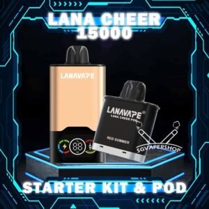 LANA CHEER 15000 PUFFS DISPOSABLE - Sg Vaper Shop in Singapore Premium Performance with Dual Vaping Modes The LANA CHEER 15000 Puffs Disposable Vape is designed for vapers who want top-tier performance and all-day convenience. With dual-mode wattage control, you can switch between Boost Mode for powerful, concentrated flavour (up to 10,000 puffs) and Smooth Mode for an extended, mellow session (up to 15,000 puffs). The integrated LED smart display shows your battery level, puff count, and wattage settings in real time, giving you complete control over every draw. Ergonomic, Portable, and Rechargeable Featuring an ergonomic, rubberized coating, the LANA CHEER ensures a secure and comfortable grip while staying lightweight for easy portability. Powered by a 650mAh rechargeable battery with fast Type-C charging, it minimises downtime and delivers consistent output throughout the day. Enhanced Flavour with Dual Mesh Coils The dual mesh coil system produces smooth, rich, and satisfying vapour with every puff. Whether you enjoy sweet, fruity, or refreshing flavours, each inhale is packed with taste. Flavour Options and Purchase Choices Choose from popular flavours including Blackcurrant Berries, Lemon Mint, Watermelon Ice, and more. Available as a full starter kit or replacement pods, the LANA CHEER 15000 suits both beginners and experienced vapers. Enjoy advanced features at an affordable price — ready for same-day delivery in Singapore. Specifications: Puff : 15000 Puffs Capacity : 15ml Battery : 650mAh Dua Mesh Coil Digital Display Child Lock Charging : Rechargeable with Type C Starter Kit (Full set) with Cratridge Pod Design Available Flavours : Bisson Dash Blackcurrant Berries Double Grape Haiyan Lemon Lemon Mint Mi Lu Slurpee Mung Bean Rootbeer Sour Plum Cola Tie Guan Yin Watermelon Ice 💬 Buying More? Bulk Orders Welcome! Message the seller directly via [WhatsApp Us] for faster arrangement. 📲 Don’t Miss Out! Get daily product news and promo updates — [Join Our Telegram Channel].