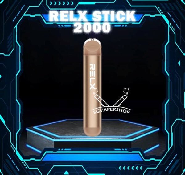 RELX STICK 2000 Puffs DISPOSABLE Vape – Singapore Ready Stock at SG VAPER SHOP Compact yet powerful — the RELX Stick 2000 Puffs Disposable Vape is now in Singapore with ready stock and same-day delivery. Crafted for those who want bold flavor in a sleek design, it delivers smooth, consistent performance with every puff. Why RELX Stick 2000 Stands Out ⚡ Pocket-Sized Power Don’t underestimate its size. With a 12W high-output system, the RELX Stick produces denser vapor and a more pronounced throat hit compared to most standard disposables. 🍬 Enhanced Flavor Output Enjoy richer, more vibrant flavors thanks to its optimized heating technology, bringing out the true profile of each blend — from fruity sweetness to icy refreshment. 🔋 550mAh Built-in Battery Pre-charged and ready for use straight out of the box, this non-rechargeable battery supports up to 2000 puffs, perfect for everyday or occasional vaping. Specifications : Puff  : 2000 puffs Battery : 550mAh (non-rechargeable) Power Output : 12W high-performance Flavor Enhancement : Up to 30% richer taste delivery Available Flavour : Blackcurrant Lychee Double Grape Honeydew Shake Lychee Mango Shake Peach Strawberry Root Beer Sea Salt Lemon Tie Guan Yin Watermelon Order Your RELX Stick 2000 in Singapore Today Perfect for both beginners and experienced users, this disposable vape offers premium flavors in a compact form. Place your order now for fast, hassle-free delivery — and start enjoying a smooth, satisfying vape experience today. SG VAPE COD SAME DAY DELIVERY , CASH ON DELIVERY ONLY. 💬 Buying More? Bulk Orders Welcome! Message the seller directly via [Text SG VAPE RSHOP - WhatsApp] for faster arrangement. 📲 Don’t Miss Out! Get daily product news and promo updates — [Join Our Telegram Channel].